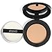 xtava Perfect Skin Powder Pact - Buildable Matte Coverage Pressed Powder SPF 25 - Shine-Free Oil Control for Poreless Results - Compact Makeup Mirror - Cruelty Free - Crafted in Korea (Sweet Almond)