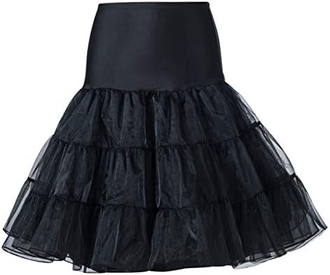 50s Petticoat Underskirt for Wedding Dress Bridal Puffy Net Underskirts Crinoline Petticoats Rockabilly Vintage Frilly 1950s Underskirt Hoopless Tulle Petticoat
