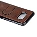 Galaxy S8 Case Folio Wallet Magnetic Detachable,SAVYOU 2 in1 Luxury Series Premium Vegan Leather Flip Wallet Card Holder with Kickstand Slim PC Back Cover for Samsung Galaxy S8 BROWN
