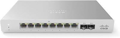 Cisco Meraki MS120-8LP 1Gbps L2 Cloud Managed 8 Port PoE Switch 64W