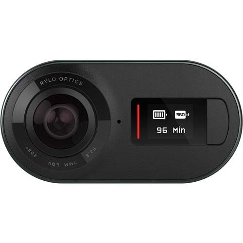 Rylo 360 Video Camera - (iPhone + Android) - Breakthrough Stabilization, 5.8K Recording, Includes 16GB SD Card Everyday Case