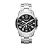 Fossil Men's 44mm Grant Roman Stainless Steel Watch