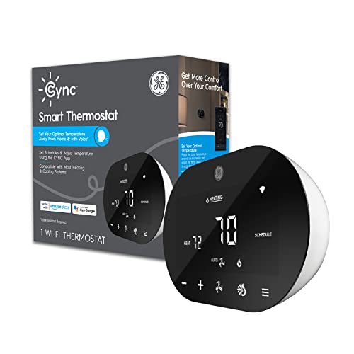 GE CYNC Smart Thermostat, Programmable Wi-Fi