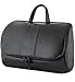 VILLATONE Leather Toiletry Bag for Men - Black Large Hanging Travel Organizer, Shave Dopp Kit & Portable Bathroom Cosmetic Case for Man (with Premium Gift Box)
