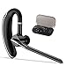 Bluetooth Headset, Wireless Earpiece V4.1 Ultralight HandsFree Business Earphone with Mic for Business/Office/Driving (Black)