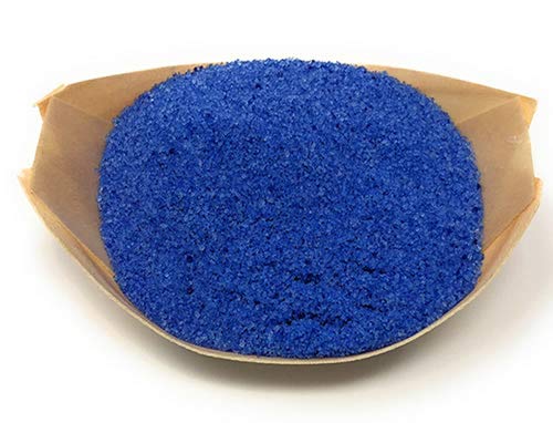 Ultimate Baker Deep Blue Baker's Sugar - Kosher Certified Natural Fine Crystal Decorating Sugar (8oz Deep Blue)