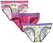 Hanes Ultimate Girls' 3-Pack Stretch Hipster Panties