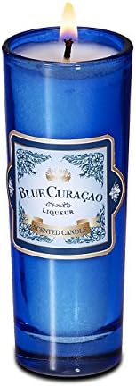 Deco Glow CDL5476 Candle, Cocktail Lounge Blue Curacao, Small