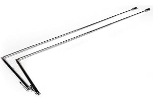 Stainless Steel Water Dowsing Rod Set – Adjustable Groundwater Locator Tool for Underground Water Search, Energy Detection & 