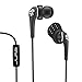 JLab Audio Core Hi-Fi Noise Isolating earbuds with Mic and Cush Fin Technology, Guaranteed Perfect Fit, GUARANTEED FOR LIFE - Black