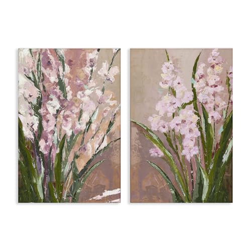 Stupell Industries Fading Floral Radiance 2 Piece Canvas Wall Art Set design by…