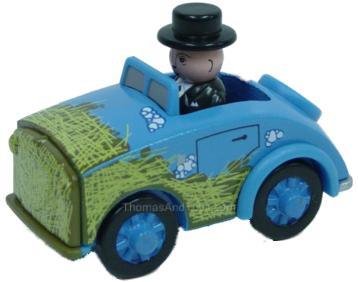 Learning Curve Messy Sir Topham Hatt Car - Thomas Wooden Railway Tank Engine Train Loose