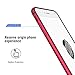 iPhone 8 Case, iPhone 7 Bumper Case,CASEKOO [Aluminum Frame+TPU Inner] Shockproof Protective Bumper Case for iPhone 8 /iPhone 7 [Metal Series]-Red