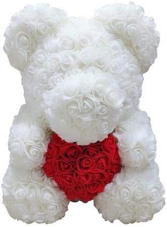 orsetto fatto con rose