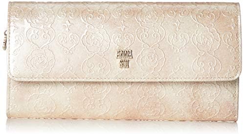 Anna Sui 311630 Wallet, Flap Long Wallet, Rose Heart