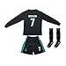FCM 2018/2019 New #7 Cristiano Ronaldo Kids Third Soccer Jersey & Shorts Youth Sizes