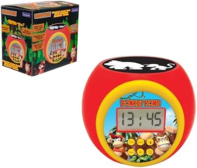 , Donkey Kong Reloj Despertador Proyector, RL977DKLXB