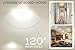 Hyperikon LED Flush Mount Ceiling Light, Soft White Glow, 1300 Lumens