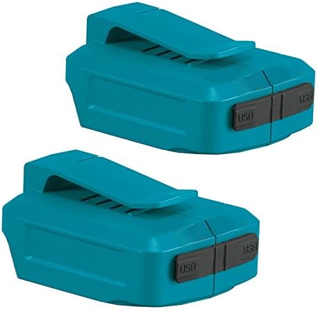 Weistar 18V/14.4V Power Source Replace for Makita ADP05 USB Adapter LXT Lithium ion Battery BL1830 BL1840 BL1850 BL1860 BL1430 BL1440 BL1435 BL1450 (2Packs)