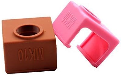 MK10 Silicone Sock Shell Pro 3D Printer Part Hot End Block Protective Cover Case-2Pcs