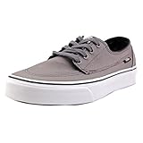 Vans Unisex Brigata (Canvas) Black/True White Skate Shoe 10.5 Men US / 12 Women US