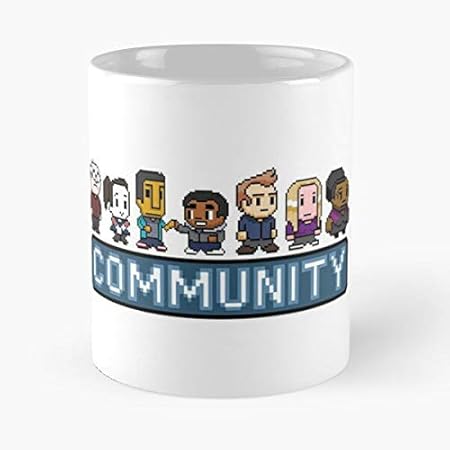 Idee Regalo Natale Yahoo.92wear Community Nbc Yahoo 8bit Abed Britta Pierce Jeff Winger Hawthorne Best 11 Ounce Ceramica Coffee Mug Gift Amazon It Casa E Cucina