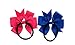 Yariew 20 Pcs Head Bow Ties Hair Bows Ties Ponytail Holder 3 Inches Grosgrain Ribbon Pinwheel Boutique Hair Bows Elastic Hair Ties for Teens Lady