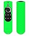 OEAGO Silicone [Anti Slip] Shock Proof Cover Case for All-New Fire TV with 4K Alexa Voice Remote (2017 Edition) (2nd Gen) / Fire TV Stick Alexa Voice Remote (Green)