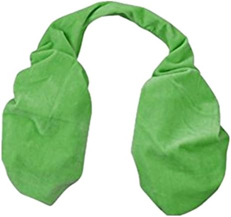 FULNEW Women's Soft Ta-Ta Towel Comfortable Underwear Towel Bra Sweat Yoga TaTa Towel Easy to Breastfeeding (Medium/Cup: DDD-E, Green)