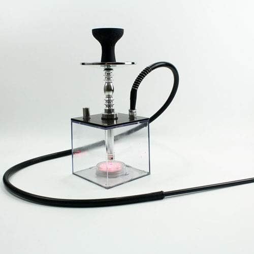 シーシャ水ギセル モダンアクリルシーシャセット ホース1本 Ledライトシーシャボウル スモーキング アクセサリー