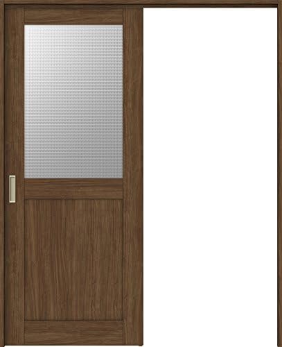 Amazon ラシッサs 室内引戸 間仕切り 上吊引戸 片引戸 標準タイプ Asmkh Lgh 鍵なし 16 W 1 644mm H 2 023mm 本体 枠色 クリエアイボリー Wa 勝手 左勝手 枠種類 156mm幅 ノンケーシング枠 引手 シャインニッケル 機能 Wソフトモーション 敷居 固定