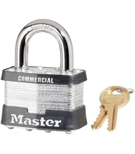 joiclaw.master様 Master Lock Commercial Keyed Padlock 2-1/2-in Shackle Keyed