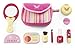 Wonderworld Pretend Pinky Cosmetic Girl Toy Set - 9 Piece Wooden Essential Makeup Set