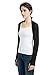 Women’s Arm Sleeve Shrug Sun Protection Anti-UV Cooling Shawl for Riding,Golfing and Driving (Balck)