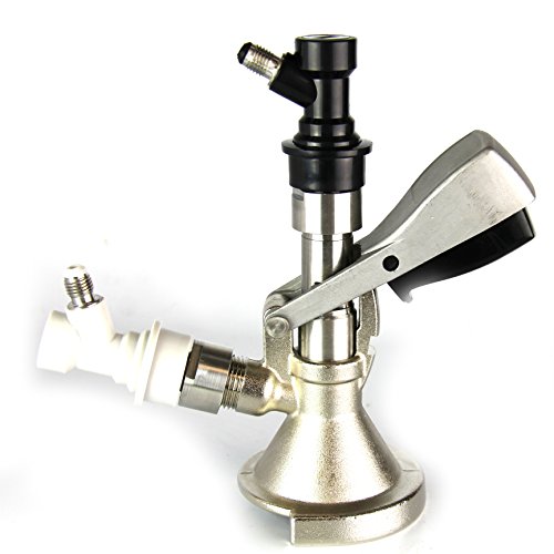 image for Ball Lock Quick Disconnect Adapters- Set for Gas and Liquid Lines for 