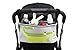 3 Sprouts Universal Stroller Organizer with Cup Holder - Durable Stroller Caddy Accessory for Storage, Stroller Bag, Crocodile