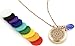 1 Rose Gold Essential Oil Diffuser Necklace - Aromatherapy Jewelry - Hypoallergenic 316L Surgical Grade Stainless Steel, 20.8” Chain + 9 Washable Insert Pads + Charms