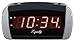 Equity by La Crosse 30240 Super Loud LED Alarm Clock,Black/Silver