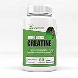 Health1st Amino Acids Creatine Supplement For Muscle Fitness with Creatine Monohydrate Performance Booster Muscle Builder Protein Capsules Nutritional Bodybuilding Supplement