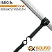OXBOUND Ratchet Strap Tie Down Set (4 Pack) + 4 Free Webbing Loops | The 15 ft Black OxStrap