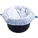 Medokare Commode Liners with Absorbent Pad, 24 Liners - Fits Any Standard Bedside Commode Bucket Potty or Toilet Commode Pail - Disposable Commode Liners for an Adult Commode Chair