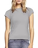 Michael Stars Women's Cap Sleeve Crew