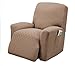 Stretch Sensations, Newport Recliner Slipcover, Standard Recliners, Perfect Chair Protection, Comfortable and Easy Stretch Fabric (Wheat)