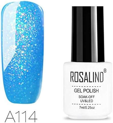 Yeefant 7ML Removable Nail Polish Art Gel Polish UV LED Symphony Flash Diamond, Not Ordinary Nail Polish, Must Use Light Therapy Light Will Be Dry