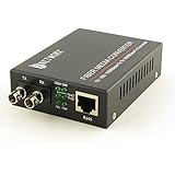 Gigabit Ethernet Fiber Media Converter - UTP to 1000Base-SX - ST Multimode, 550m, 850nm