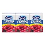 Ocean Spray Craisins, Original Cranberry, 1 oz Box, 6/Pack