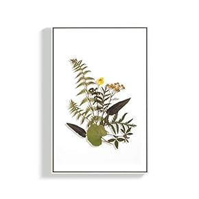 Canvas Wall Art for Living Room, Bedroom Leaves Framed Canvas Prints for Home Decoration Ready to Hang - 16x24 inches