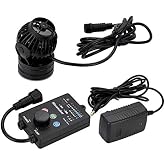 Jebao SOW-15 Aquarium Wavemaker, 3,962 GPH | Sine Wave Flow Pump with Magnetic Mount, Adjustable Circulation Pump for Marine Reef &amp; Freshwater Aquariums