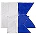 Nylon Alpha Flag with Brass Grommets (Various Sizes, Blue & White Dive Flag)