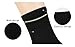 Kodal Copper Infused Ankle Socks with Tab Odor Free Moisture Wicking Low Cut Socks for Mens and Womens (5 Pairs, Size6-10)